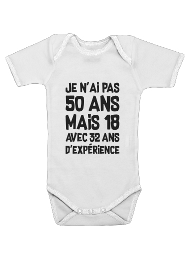  50 ans Cadeau anniversaire voor Baby short sleeve onesies
