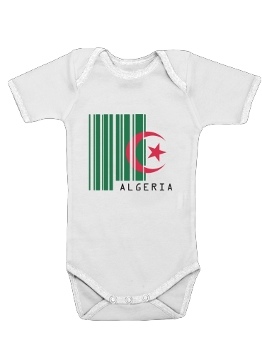  Algeria Code barre voor Baby short sleeve onesies