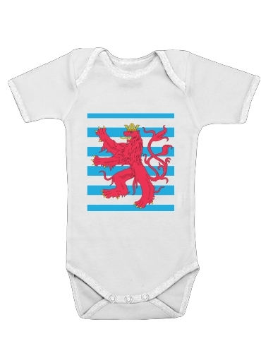  Armoiries du Luxembourg voor Baby short sleeve onesies