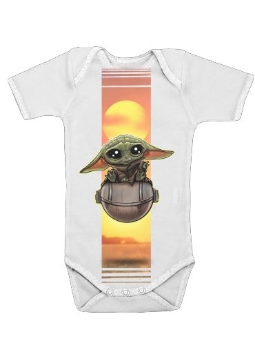  Baby Yoda voor Baby short sleeve onesies