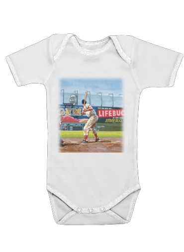  Baseball Painting voor Baby short sleeve onesies