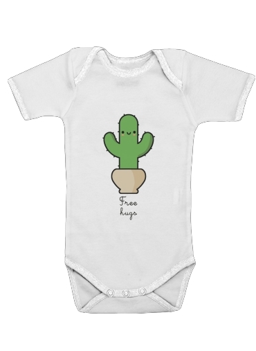  Cactus Free Hugs voor Baby short sleeve onesies