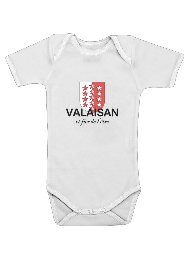  Canton du Valais voor Baby short sleeve onesies