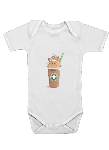  Catpuccino Caramel voor Baby short sleeve onesies