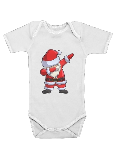  Dabbing Santa Claus Christmas voor Baby short sleeve onesies