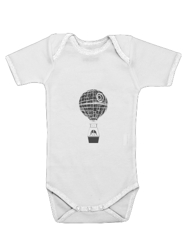  Dark Balloon voor Baby short sleeve onesies