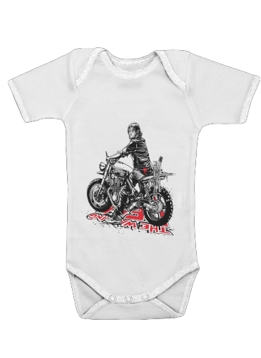  Daryl The Biker Dixon voor Baby short sleeve onesies