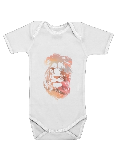  Desert Lion voor Baby short sleeve onesies
