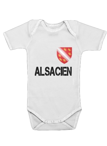  Drapeau alsacien Alsace Lorraine voor Baby short sleeve onesies