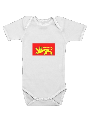  Drapeau Normand voor Baby short sleeve onesies