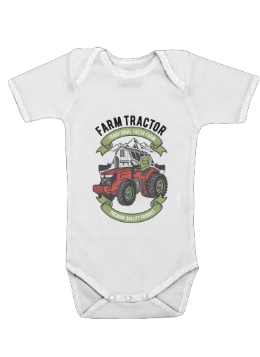  Farm Tractor voor Baby short sleeve onesies