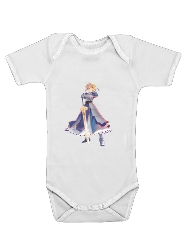  Fate Zero Fate stay Night Saber King Of Knights voor Baby short sleeve onesies