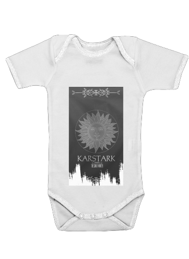  Flag House Karstark voor Baby short sleeve onesies