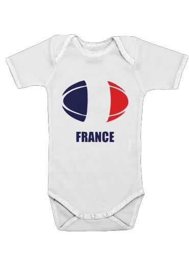  france Rugby voor Baby short sleeve onesies