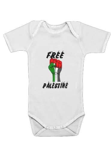  Free Palestine voor Baby short sleeve onesies