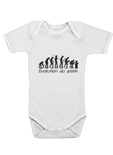  Geek Evolution voor Baby short sleeve onesies