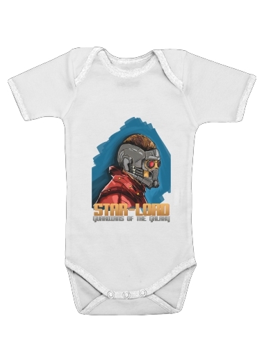  Guardians of the Galaxy: Star-Lord voor Baby short sleeve onesies