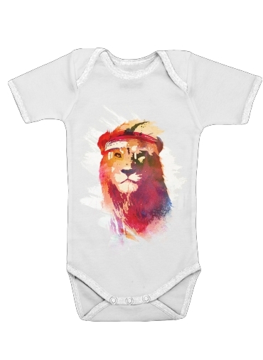  Gym Lion voor Baby short sleeve onesies