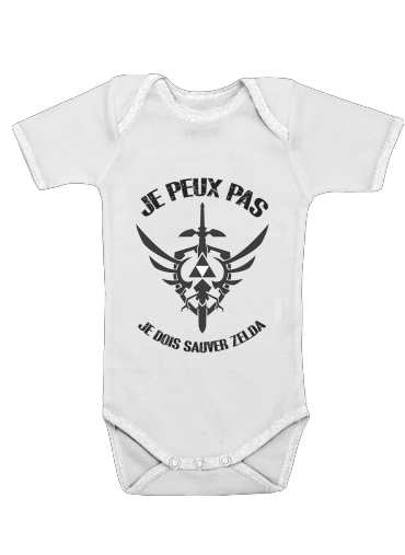  I cant i have to save Zelda voor Baby short sleeve onesies