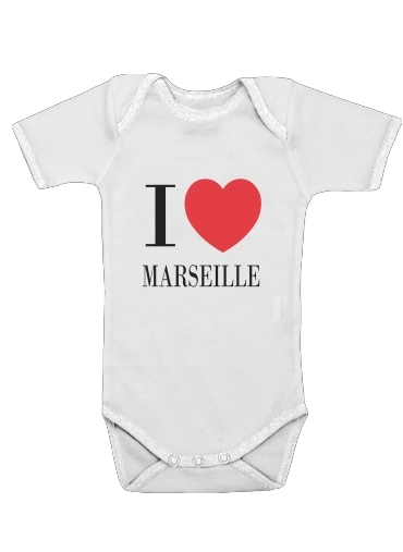  I love Marseille voor Baby short sleeve onesies