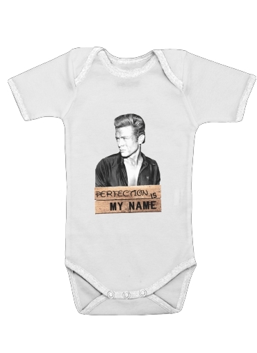 James Dean Perfection is my name voor Baby short sleeve onesies