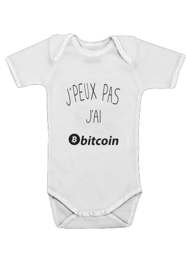  Je peux pas jai bitcoin voor Baby short sleeve onesies