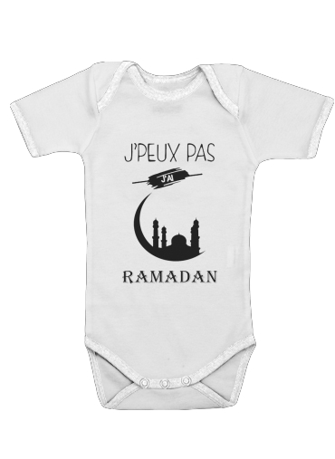  Je peux pas jai ramadan voor Baby short sleeve onesies