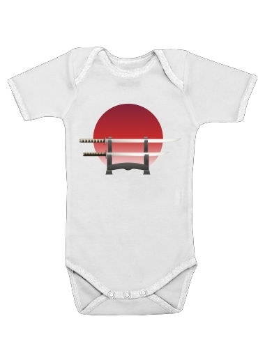 Katana Japan Traditionnal voor Baby short sleeve onesies