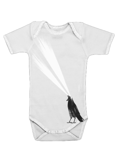  Laser crow voor Baby short sleeve onesies