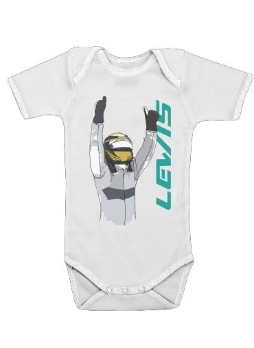  Lewis Hamilton F1 voor Baby short sleeve onesies