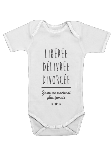  Liberee Delivree Divorcee voor Baby short sleeve onesies