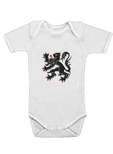  Lion des flandres voor Baby short sleeve onesies