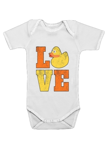  Love Ducks voor Baby short sleeve onesies
