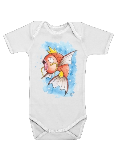  Magicarpe Pokemon Water Fish voor Baby short sleeve onesies