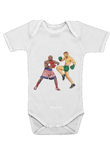  Mayweather vs McGregor voor Baby short sleeve onesies
