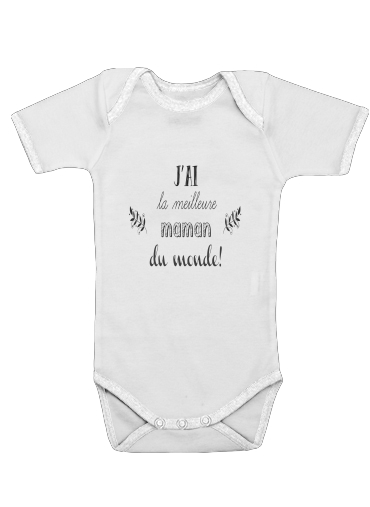 Meilleure maman du monde voor Baby short sleeve onesies