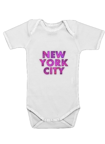  New York City - Broadway Color voor Baby short sleeve onesies