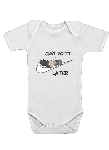  Nike Parody Just do it Later X Shikamaru voor Baby short sleeve onesies