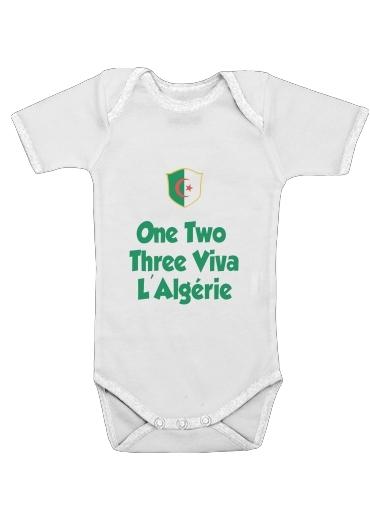  One Two Three Viva Algerie voor Baby short sleeve onesies