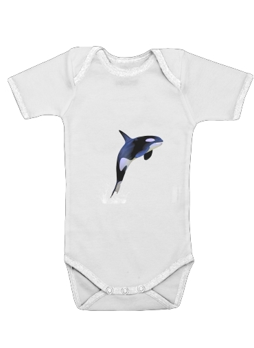  Orca Whale voor Baby short sleeve onesies