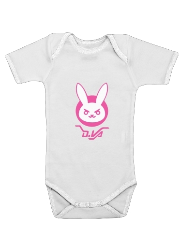  Overwatch D.Va Bunny Tribute voor Baby short sleeve onesies