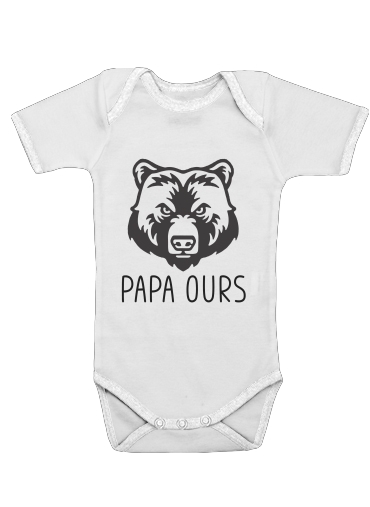  Papa Ours voor Baby short sleeve onesies