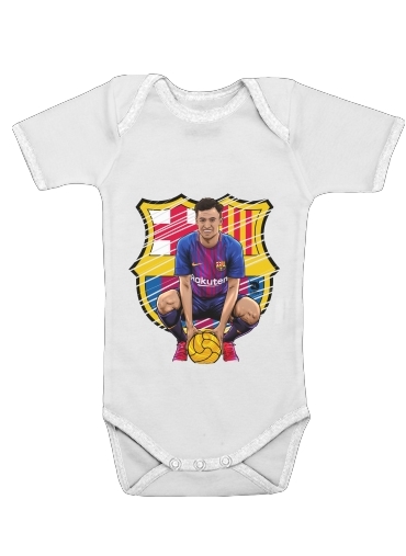  Philippe Brazilian Blaugrana voor Baby short sleeve onesies