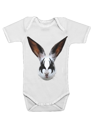  Kiss of a rabbit punk voor Baby short sleeve onesies