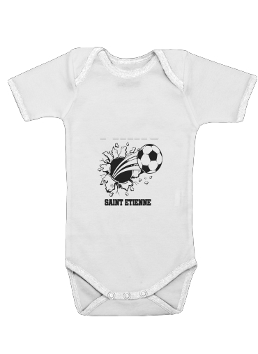  Saint Etienne Football Home voor Baby short sleeve onesies