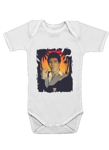  Scarface Tony Montana voor Baby short sleeve onesies