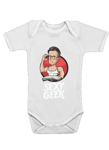  Sexy geek voor Baby short sleeve onesies