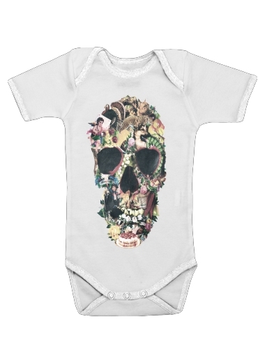  Skull Vintage voor Baby short sleeve onesies