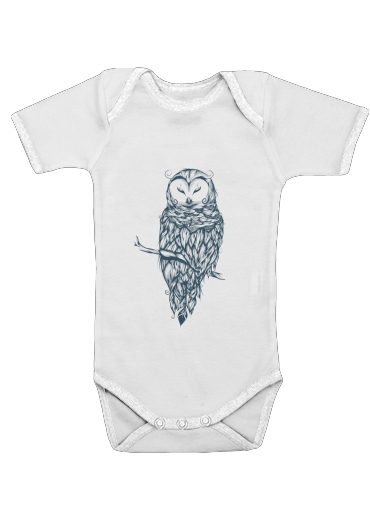  Snow Owl voor Baby short sleeve onesies