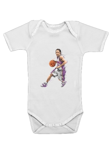  Steve Nash Basketball voor Baby short sleeve onesies